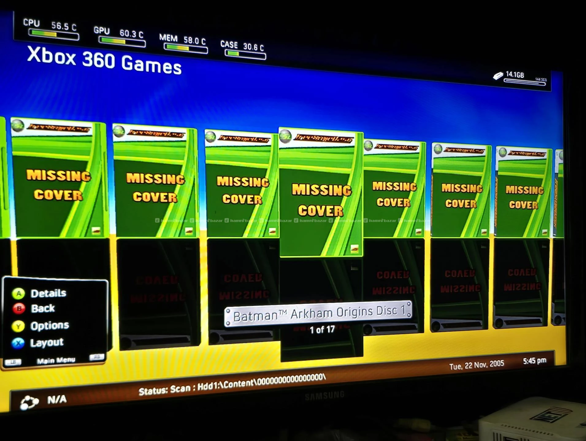 Xbox 360 hacked with multiple games 8