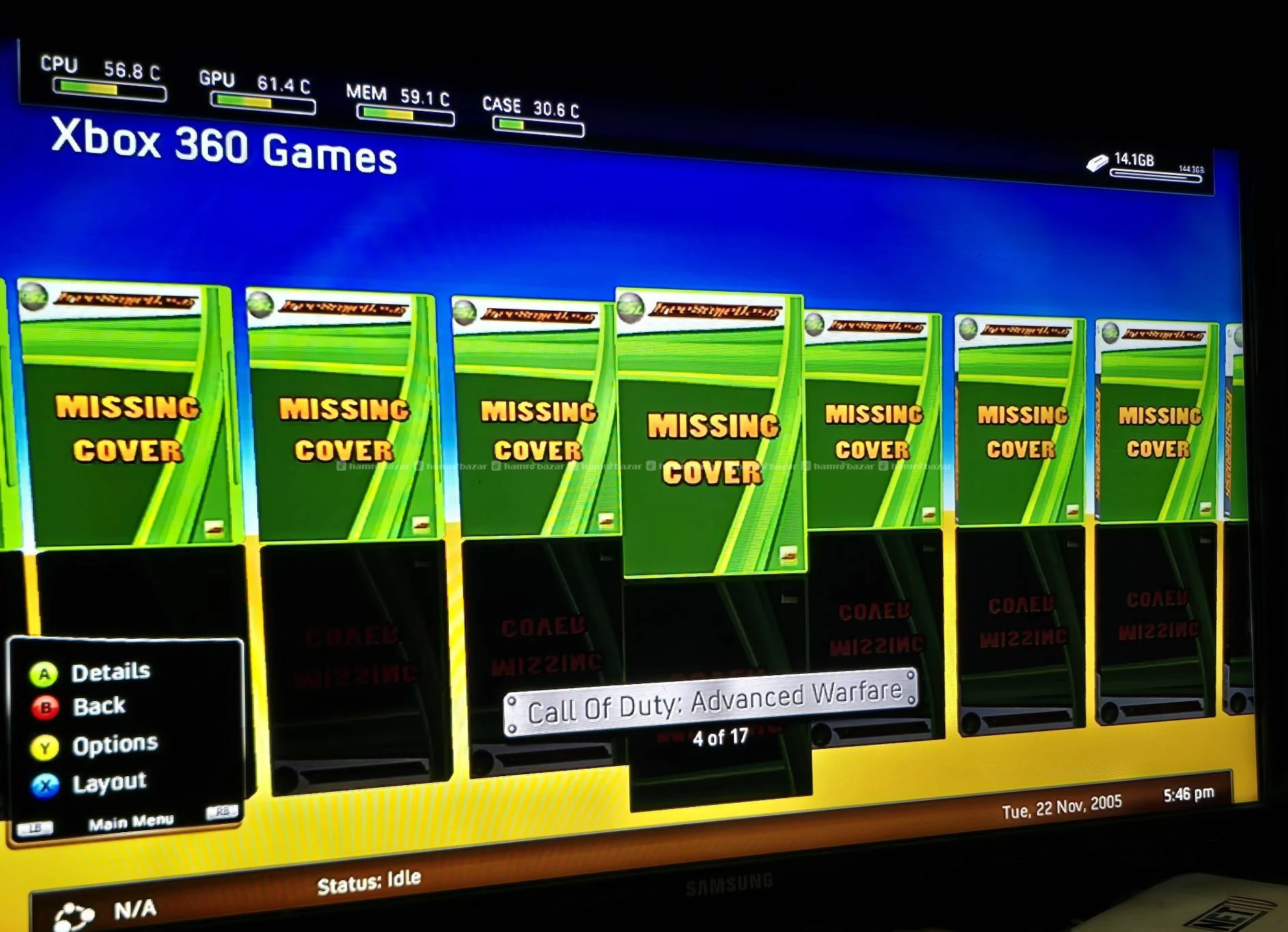 Xbox 360 hacked with multiple games 4