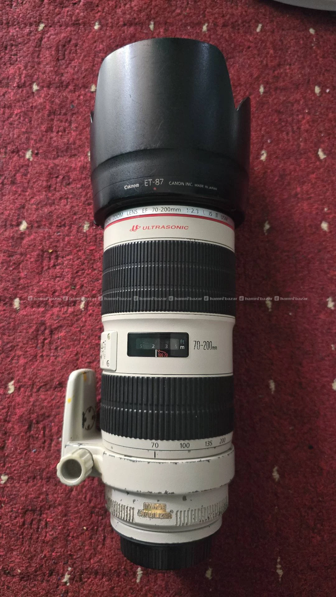 canon 70-200 mm f2.8 is ii lens