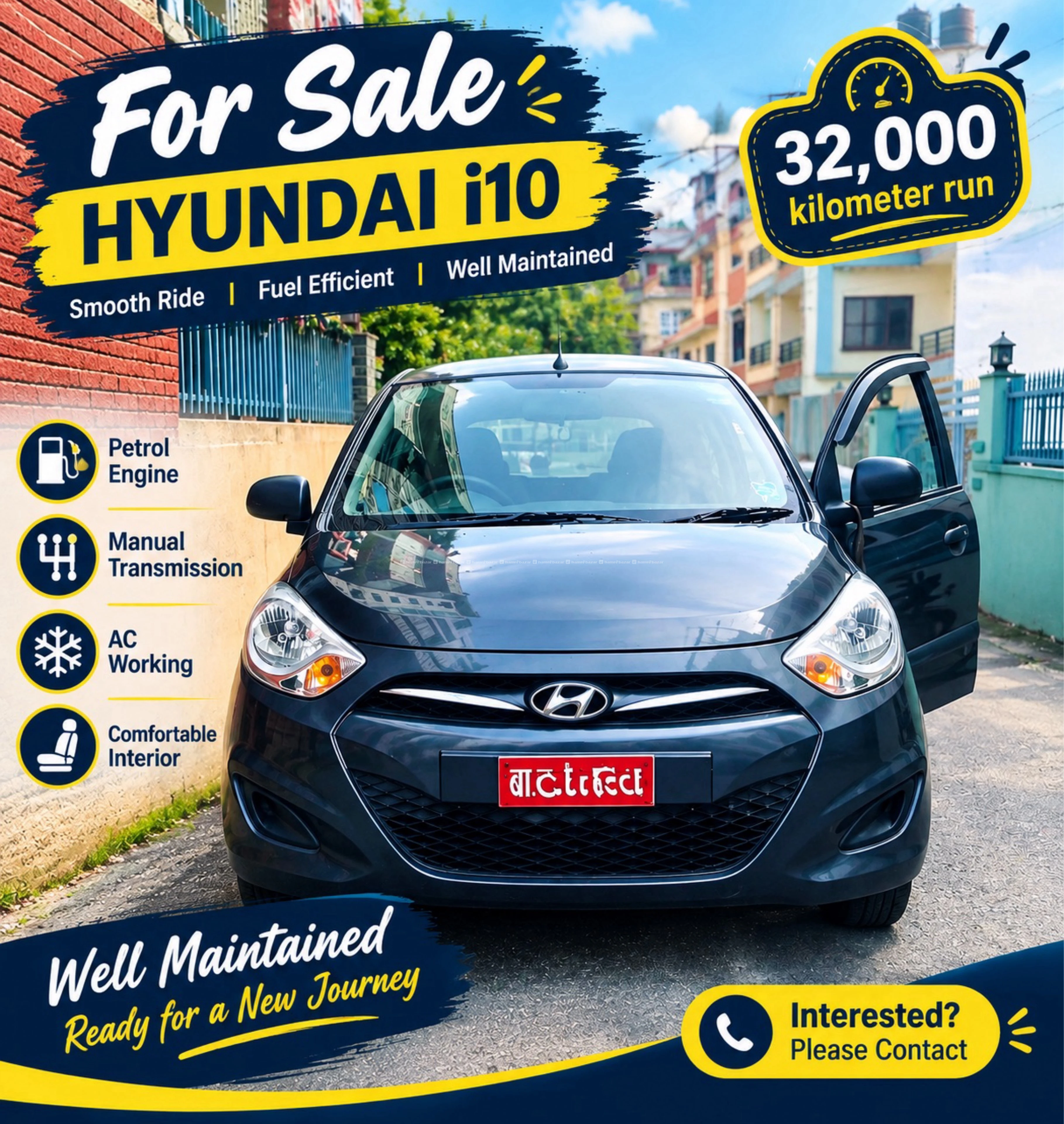 2016 Hyundai  i10 Magna 1.1 | ONLY 32,000 KM