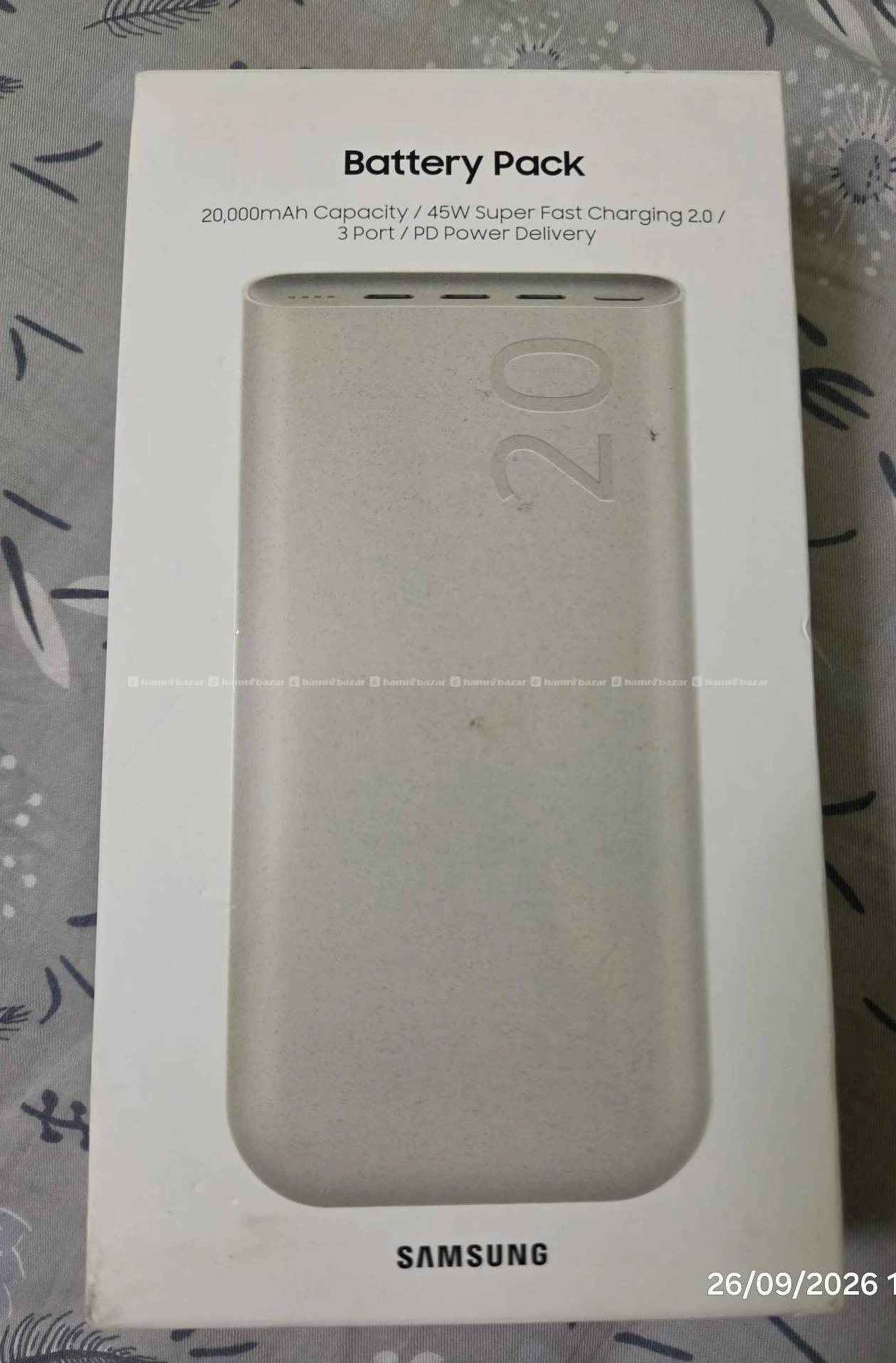 Samsung Powerbank 20000 mah