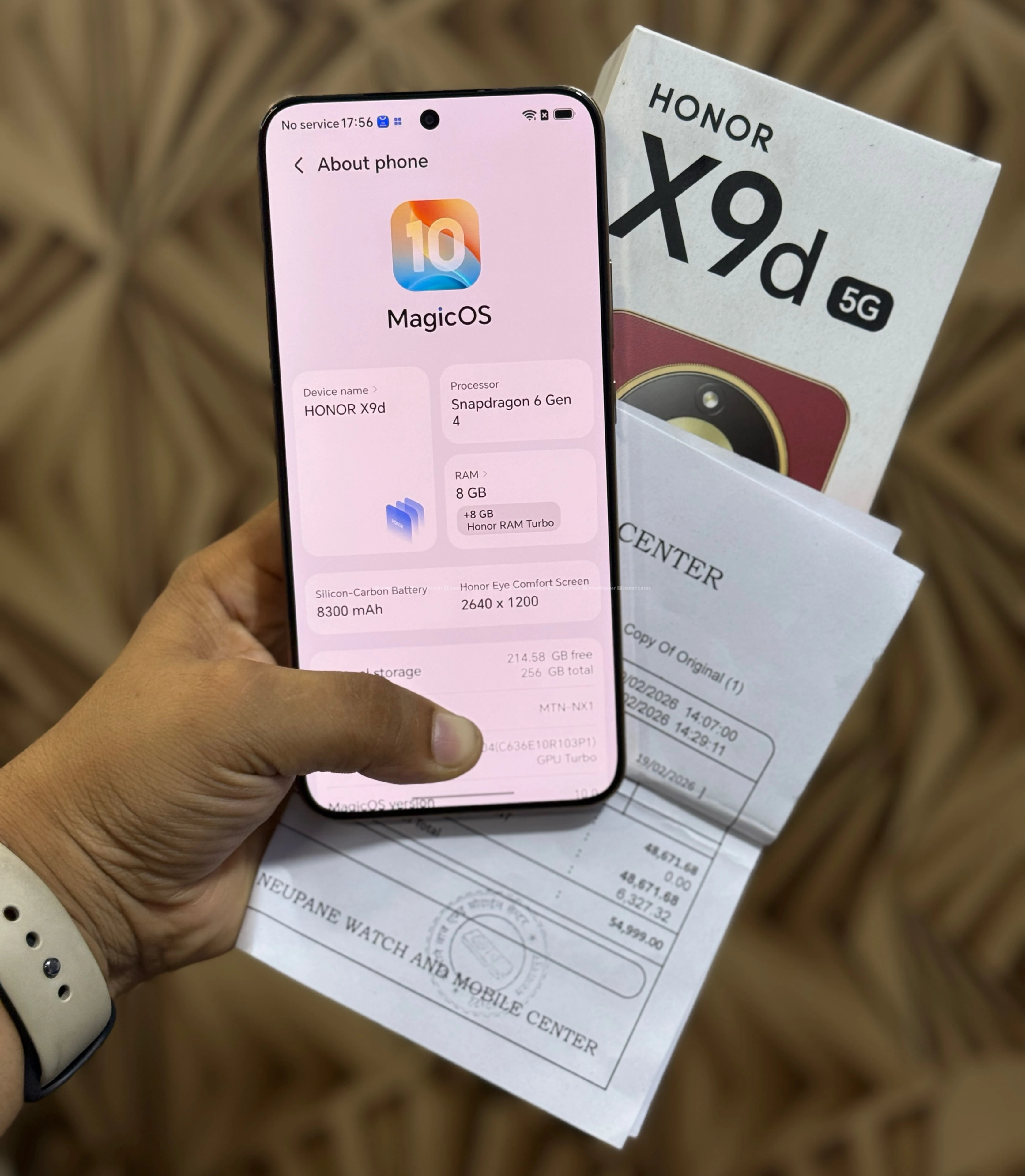 Honor X9D (8-256) with box, vat bill & warranty 3