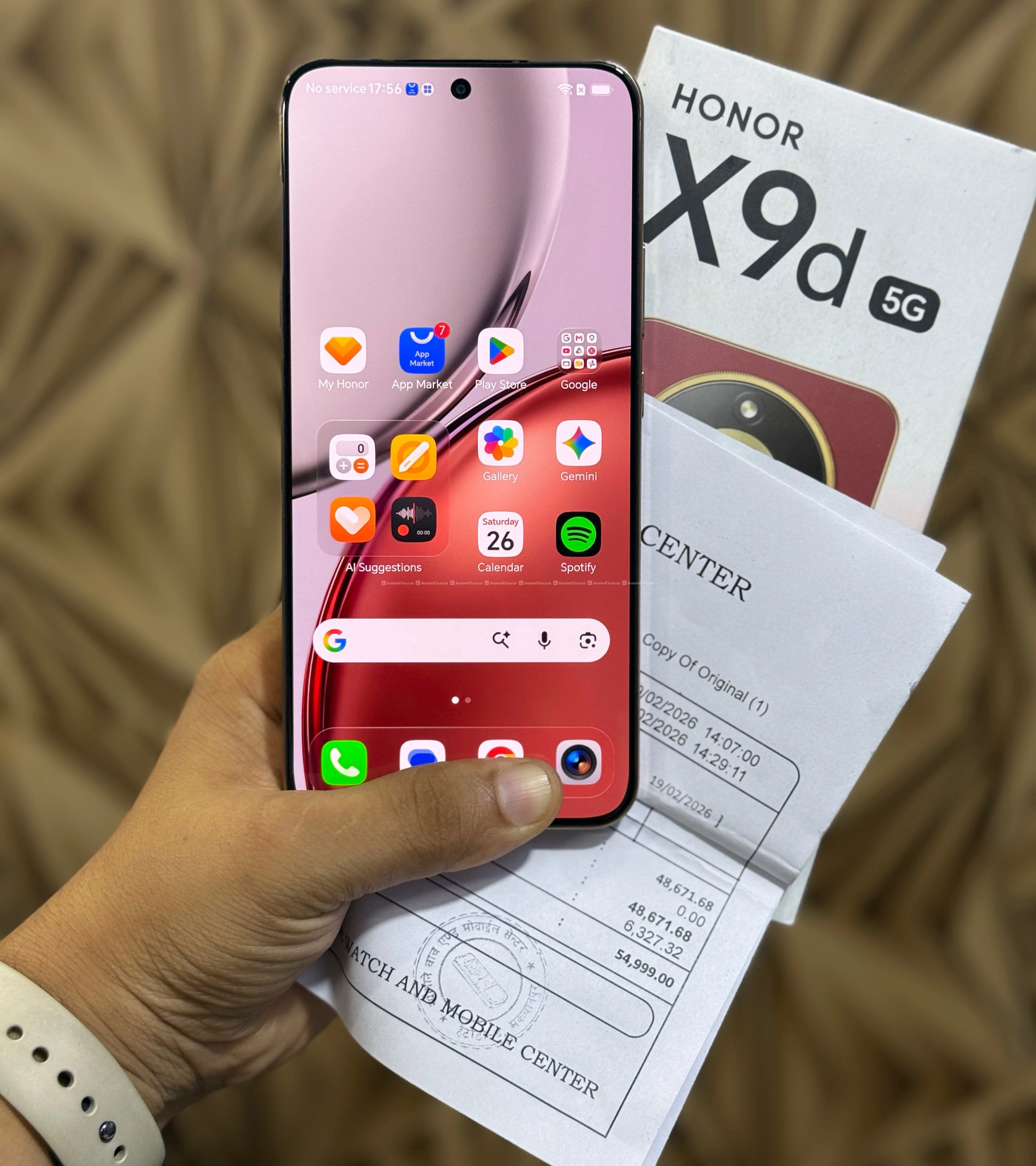 Honor X9D (8-256) with box, vat bill & warranty 2
