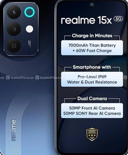 REALME 15X 5G (6/128GB), FRESH CONDITION