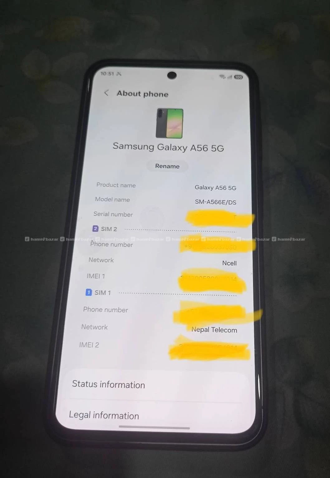 Samsung A56 8gb & 256gb