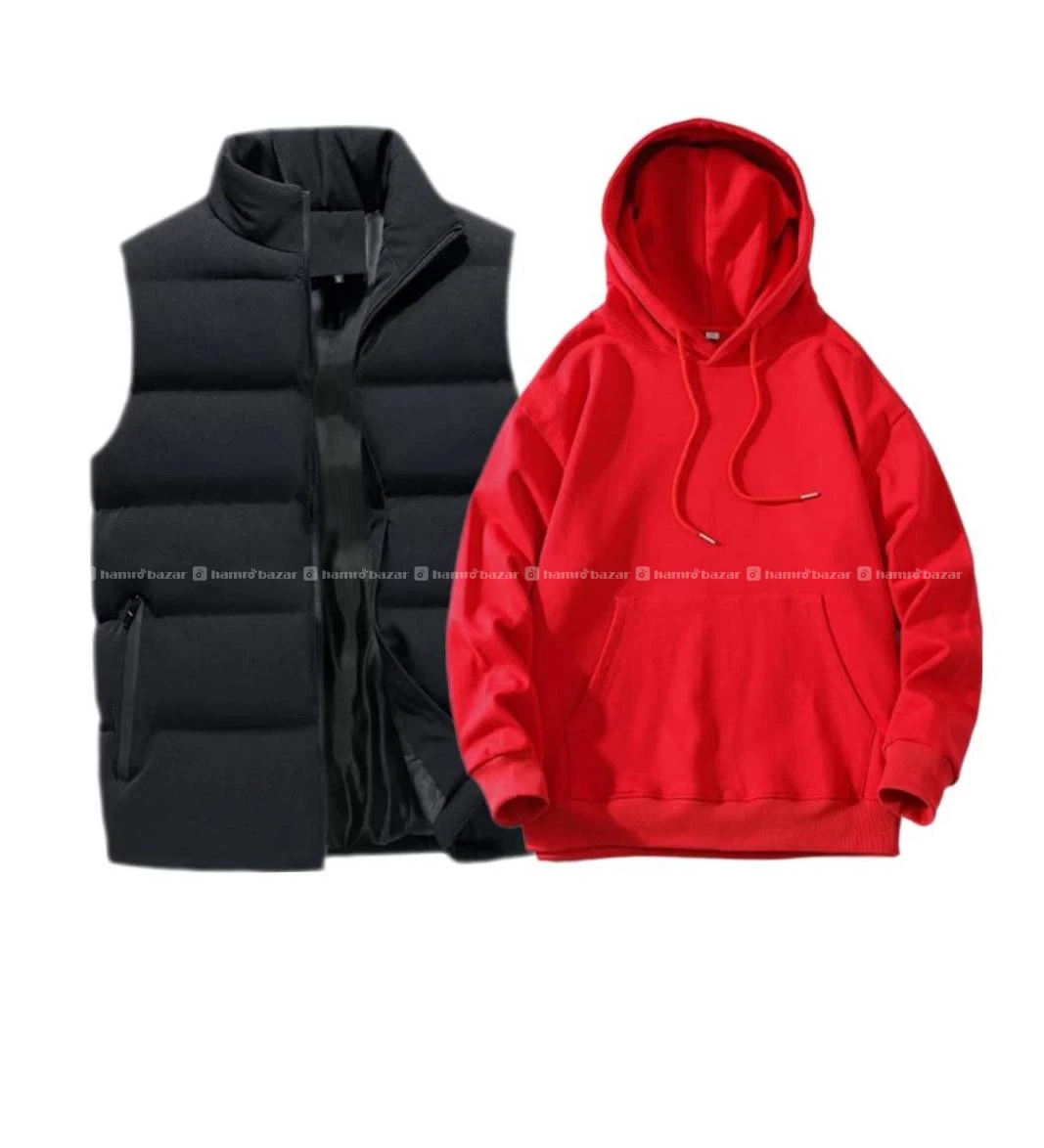 Men’s Fashion Winter Halfjacket & Hoodie Set !! 3