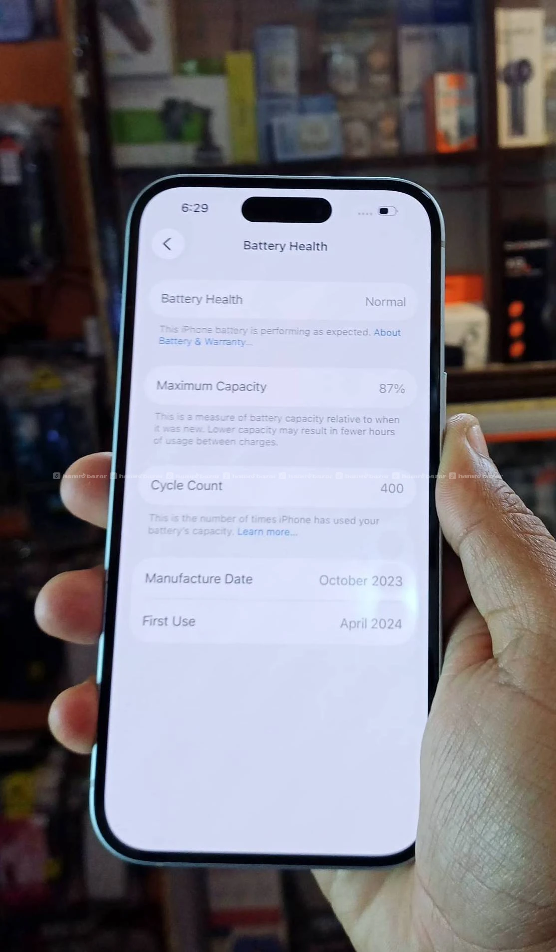 Iphone 15 128gb ( 87% Battery) 2