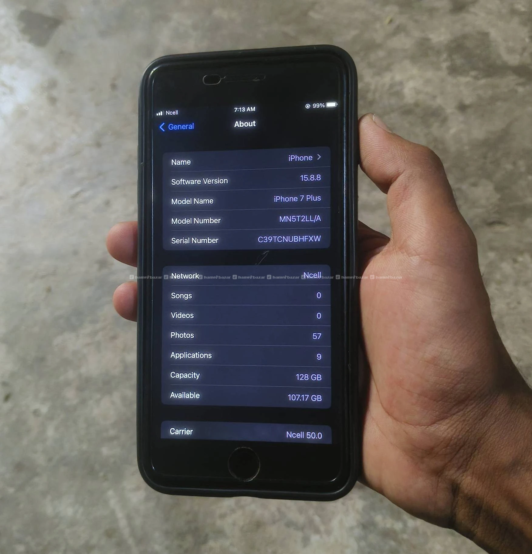 Iphone 7 plus 128GB, all working