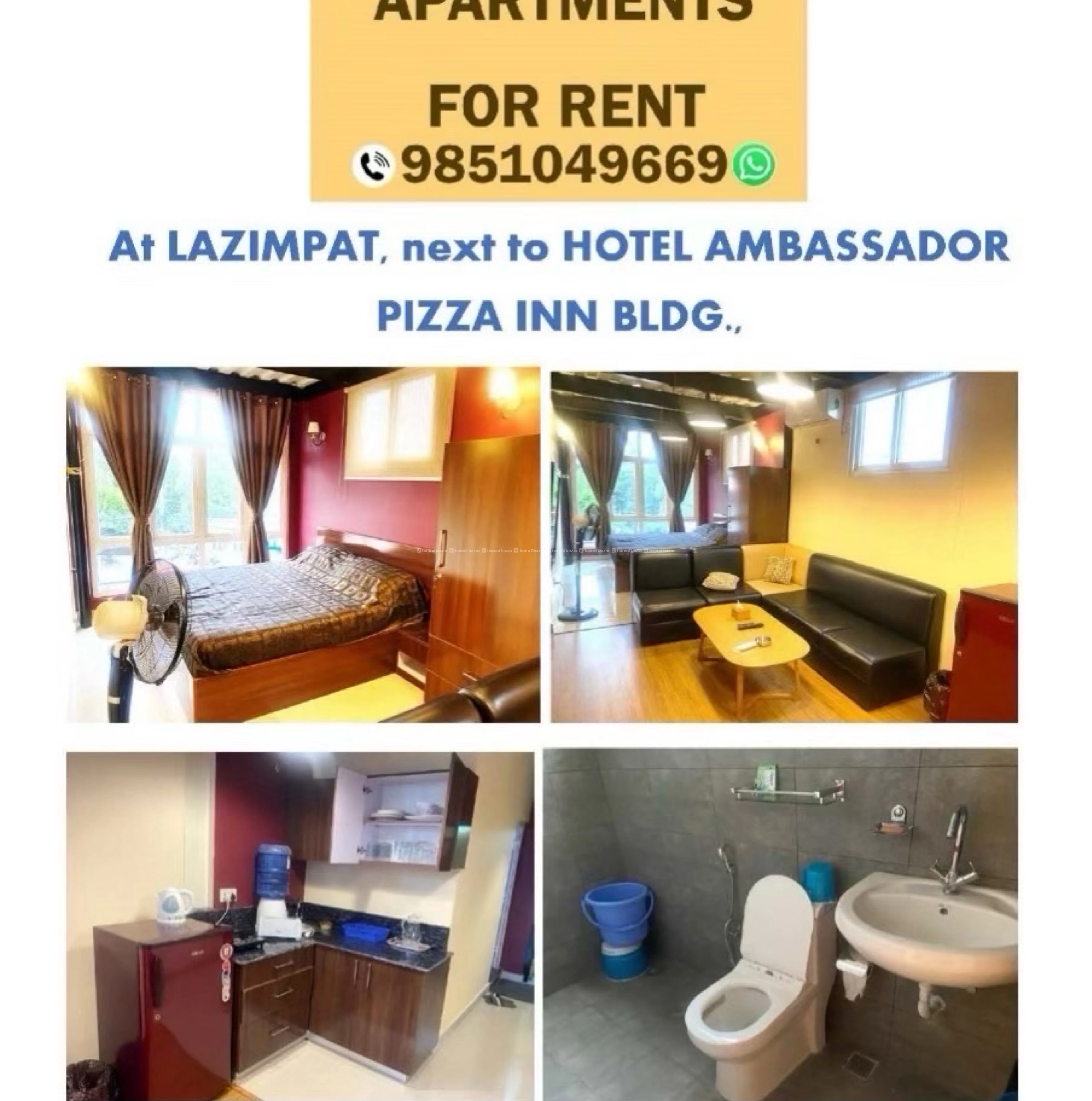 Studio apartment for rent