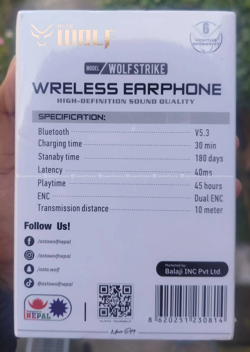 Asta wolf strike Earbuds 2