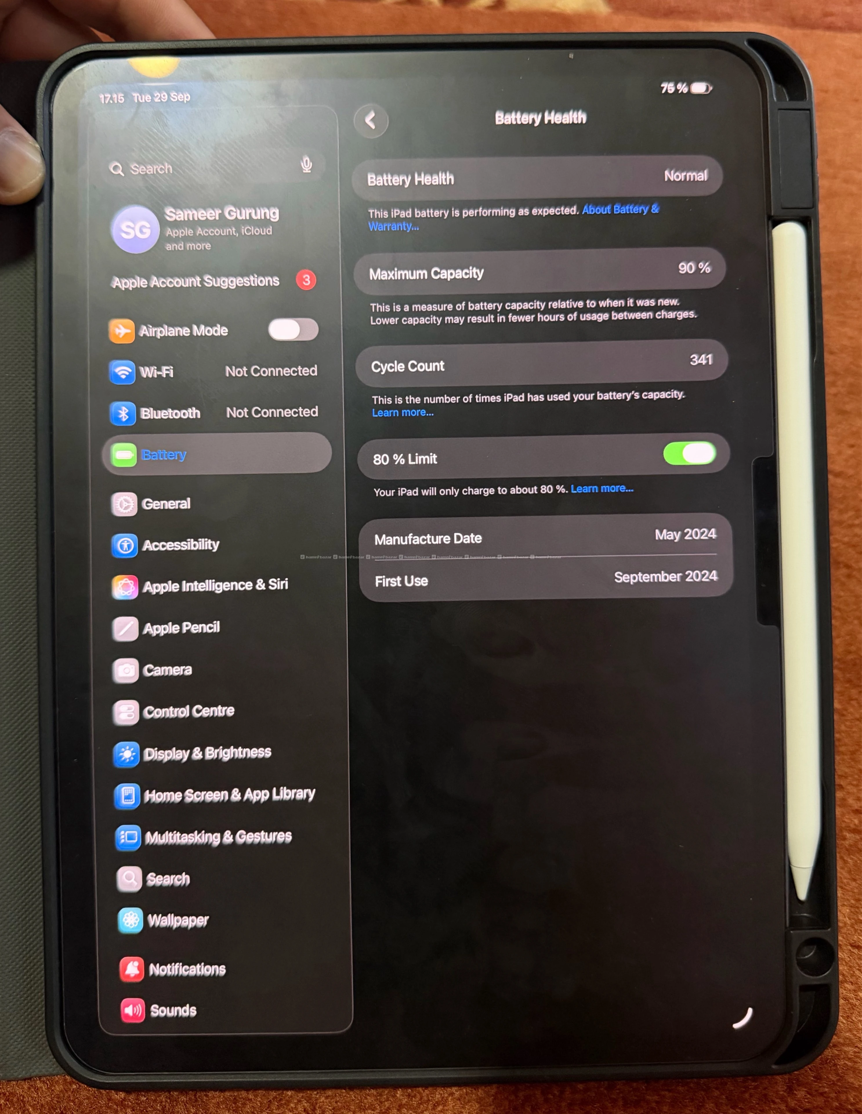 Ipad 11inch pro m4 3